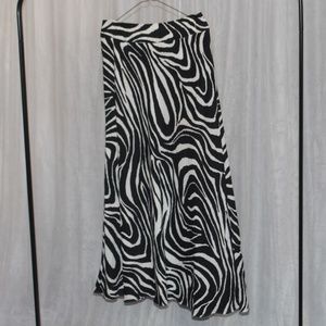 Banna Republic Zebra Maxi Skirt
